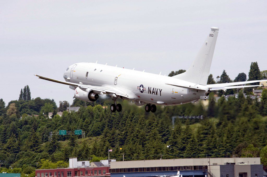 P8-A T2 Take off at Boeing Field